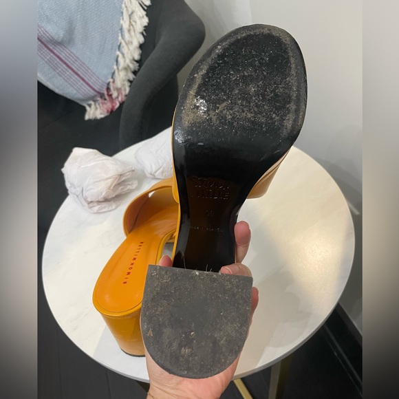 Simon Miller Stopper Platform Heel Sandals in Papaya Size 38 - Picture 8 of 16